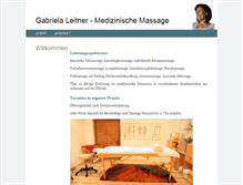 Tablet Screenshot of medizinische-massage-in-buch.com